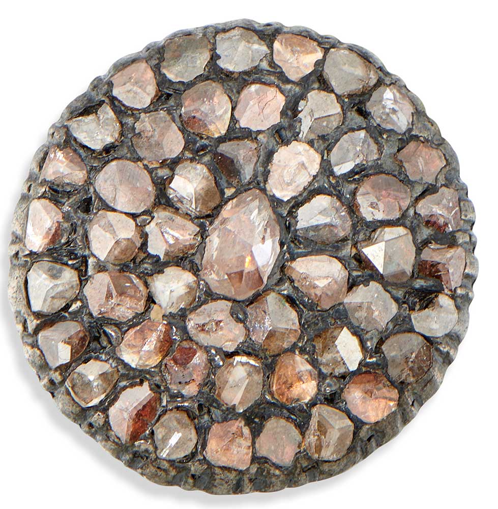 ANTIQUE DIAMOND BUTTON