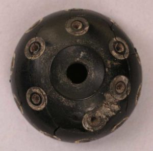 Jet Carved Button 8th–10th century